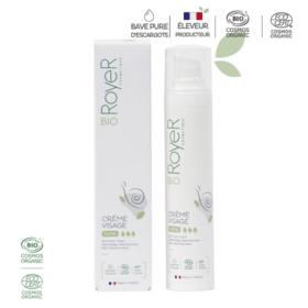 Royer Cosmétique Crème Visage Légère Hydratante et matifiante à la bave d'escargot BIO 50 ml
