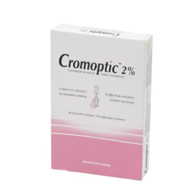 Cromoptic 2 % 30 unidoses – Médicament collyre anti-allergique
