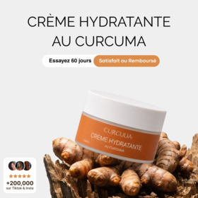 Curculia Crème Hydratante au Curcuma – visage 50 ml