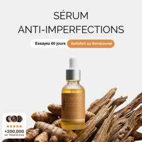 Curculia Sérum Anti-Imperfections 3 en 1 au curcuma – taches et imperfections 30 ml