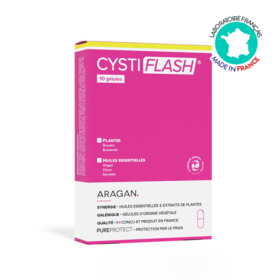 Cystiflash Aragan 10 gélules – Confort urinaire féminin, action flash