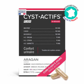 Cystiflash Aragan 10 gélules – Confort urinaire féminin, action flash