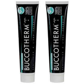 Dentifrice à l'Eau Thermale Blancheur et Charbon - 2 x 75 ml