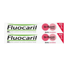 Fluocaril Dentifrice Bi-Fluoré Dents Sensibles 145mg 2x75mg