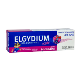 Elgydium Kids Dentifrice Grenadine 3/6 ans 50 ml