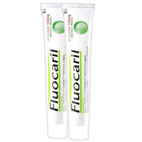Dentifrice Menthe Bi-Fluoré 145 mg - Lot de 2 Tubes de 75 ml