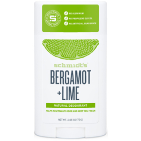 Déodorant 100% Origine Naturelle – Bergamote et Citron Vert - 58 ML