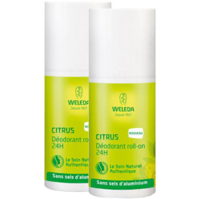 Déodorant Citrus Roll-On 24H - Lot de 2 x 50 ml