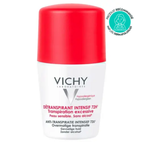 Vichy Détranspirant Intensif 72H Transpiration Excessive 50 ml