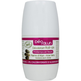 Déodorant Roll-On à la Pierre d'Alun Printemps en Fleurs - 50 ml