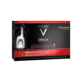Vichy Dercos Technique Aminexil Clinical 5 Homme 21 Ampoules Monodoses
