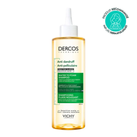 Vichy Dercos Shampooing Fluide Moussant Anti-pelliculaire 200 ml Boucles et frisottis