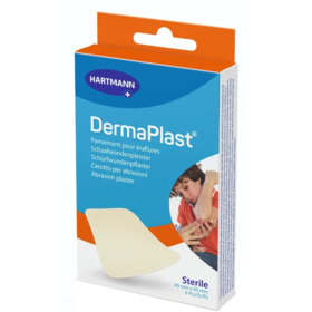 DERMAPLAST - Pansement Sterile pour Eraflures - 4 Unités 45x65 mm