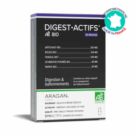 DigestActifs Bio Aragan 30 gélules – Digestion, ballonnements et confort intestinal