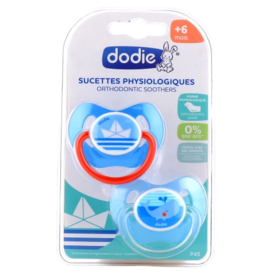 Dodie Sucettes Physiologiques +6 mois 2 pièces – sucette physiologique bébé