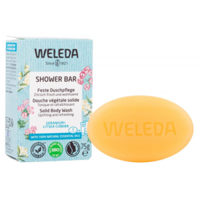 Douche Végétale Solide Bio Shower Bar Geranium & Litsea Cubera - 75 g