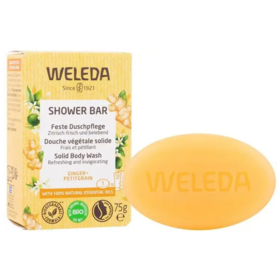 Douche Végétale Solide Bio Shower Bar Gingembre & Petitgrain - 75 g