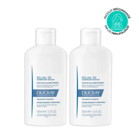 Ducray kelual ds shampooing traitant 2x100 ml pellicules sévères & démangeaisons
