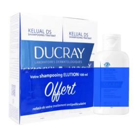 Ducray Kelual DS Shampooing 2 x 100 + Shampooing Elution 100ml Offert