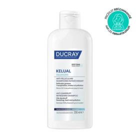 Ducray kelual squanorm shampooing rafraîchissant anti-pelliculaire 200 ml pellicules grasses & fraîcheur