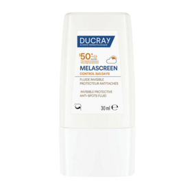 Ducray Melascreen Control 365 jours fluide invisible SPF 50+ 30 ml protection UV & prévention taches