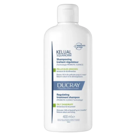 Ducray Squanorm Shampooing traitant régulateur - Pellicules grasses 400 ml