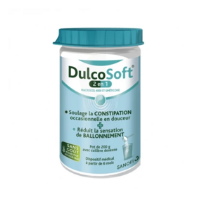 Dulcosoft 2 En 1 Constipation Occasionnelle et Ballonnements 200 g