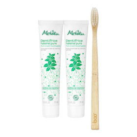 Duo Dentifrices Haleine Pure Bio - Lot de 2 x 75 ml