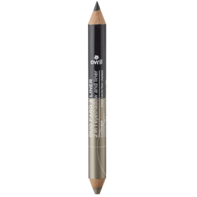 Duo Fard & Liner Charbon/Grège Nacré Bio