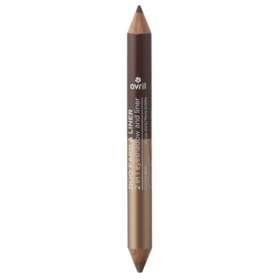 Duo fard & liner Terre Brûlée/Beige Doré