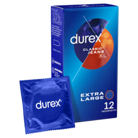 Durex Classic Jeans XL 12 Préservatifs grande taille
