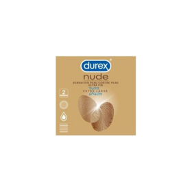 Durex Nude XL Sensation Peau contre Peau 2 préservatifs