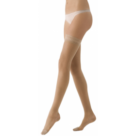 DYNAVEN - Pure - Bas Autofixant Transparent Long Beige Clair C2 - Taille L