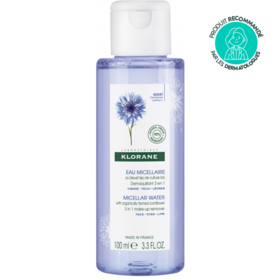 Eau Micellaire Démaquillante 3 en 1 au Bleuet - 100 ml