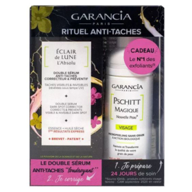 Garancia ECLAIR DE LUNE ABSOLU - Double Sérum Anti-taches Correcteur et Préventif - 30 ml + Pchitt Magique 30 ml offert