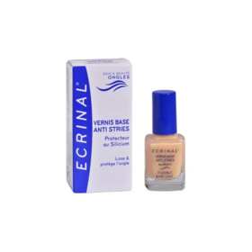 Ecrinal Vernis base anti-stries 10 ml – soin lissant fortifiant