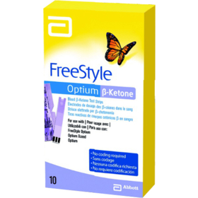 Electrode Optium B-Cétone Glycémie - 10 dosages