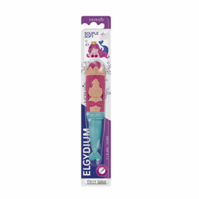 Elgydium Kids Mermaid Brosse à Dents Enfant 2 à 6 ans – Édition Sirène