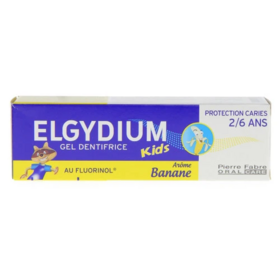 Elgydium Kids Dentifrice Banane 2/6 ans 50 ml
