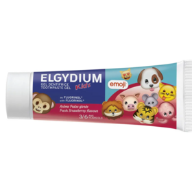 Elgydium Kids Dentifrice Fraise Givrée 3 à 6 ans 50 ml – Protection des dents de lait contre les caries