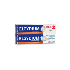 Elgydium Dentifrices Protection Caries lot de 2 x 75ml