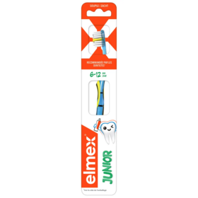 Elmex Anti-Caries Junior Brosse à dents souple 6-12 ans x1 – Apprentissage du brossage & protection anti-caries