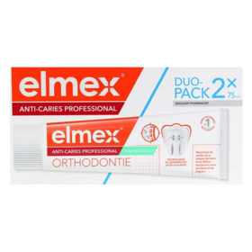 Elmex Anti-Caries Professional Orthodontie Fraîcheur Douce 2x75ml