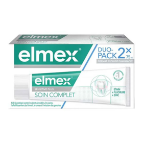 Elmex Dentifrice Sensitive Plus Soin Complet 2 x 75ml