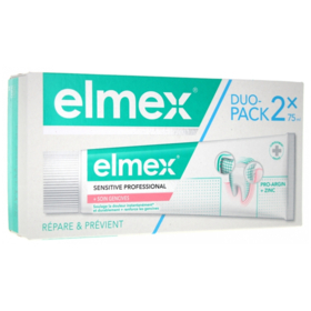 ELMEX SENSITIVE PROFESSIONAL - Dentifrice Soin Gencives - Lot de 2 x 75 ml