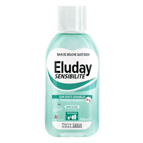 ELUDAY SENSIBILITE - Bain de Bouche Soin des Dents sensibles Sans Alcool - 500 ml
