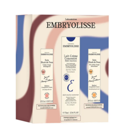 Embryolisse Coffret Lait-Crème Concentré 75 ml + 2 Soins Blush de Peau Rose et Abricot Lumière