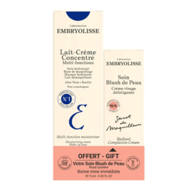 Embryolisse les hydratants lait-crème concentré + soin blush de peau rose lumière offert — duo culte hydratation et bonne mine