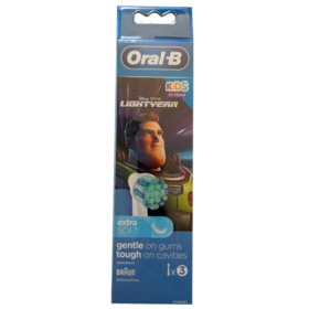 ENFANT - Brossette Buzz l'Eclair +3 ans - Lot de 3 Brossettes