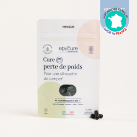 Epycure Cure perte de poids 60 gélules – nopal, mangue, artichaut, chrome